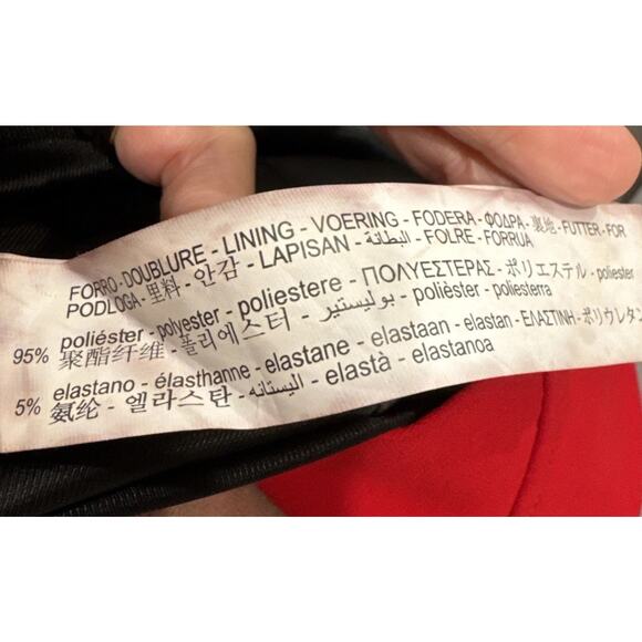 ZARA Red Off The Shoulder Mini Dress Womens Size Small Holiday Christmas READ - Picture 6 of 9